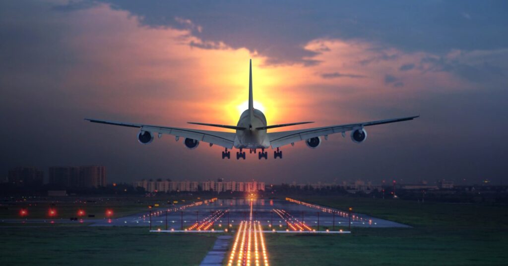 viagem de avião
